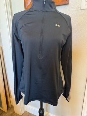 Under Armour Black Half-Zip Athletic Top